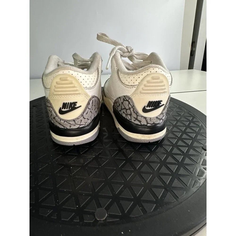 Air Jordan 3 Retro White Cement Reimagined TD Shoe Size 7c DM0968-100
